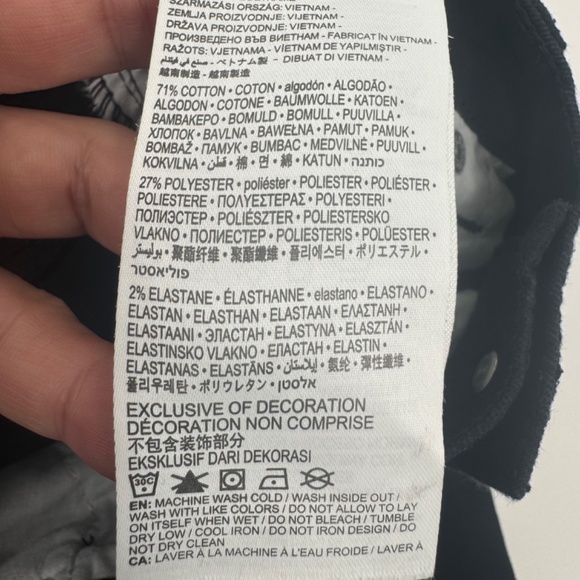 Levis 502 Jeans Men 29x31 Black Regular Taper Fit Denim Stretch Mid Rise - Picture 10 of 14